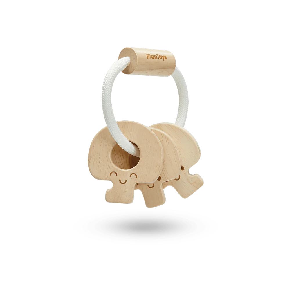 Baby Key Rattle - Natural