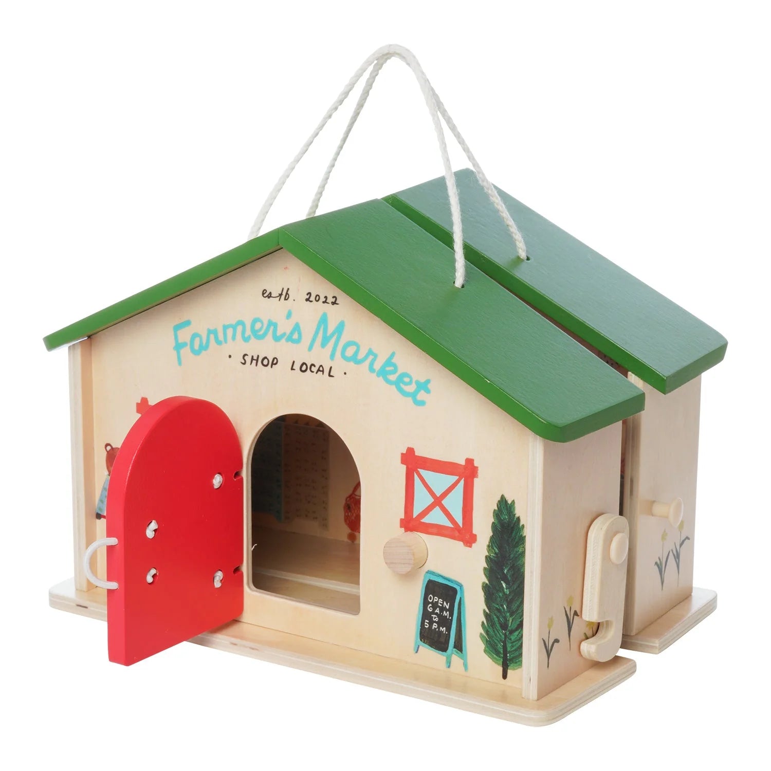 Market Day Wooden Playset