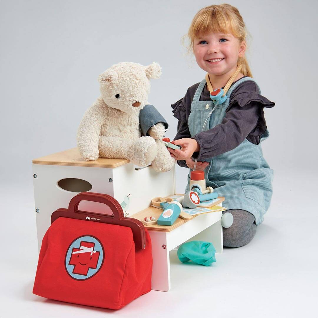 Doctor's Bag Wooden Play Set