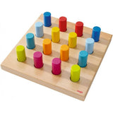 Rainbow Whirls Pegs & Rings Game