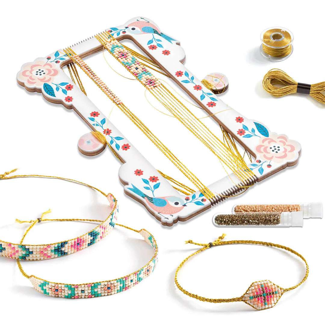 Tiny Beads Jewelry Craft Kit and Bead Loom