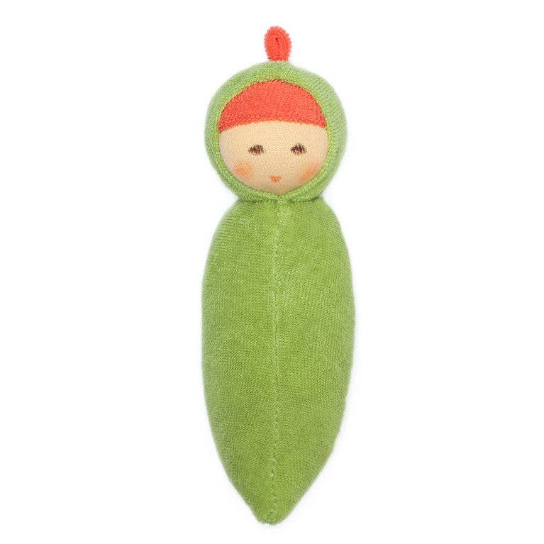 Organic Rattle Doll - Peapod