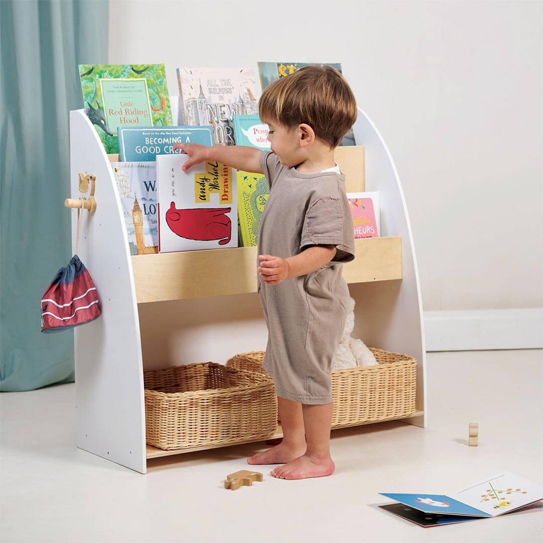 Forest Wooden Book Shelf and Storage Unit