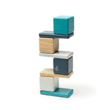 Pocket Pouch Wooden Magnetic Blocks - Blues