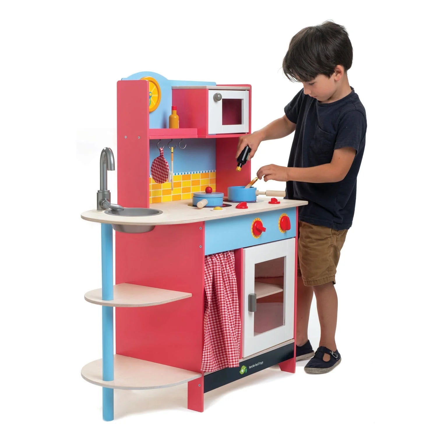 Grand Wooden Play Kitchen