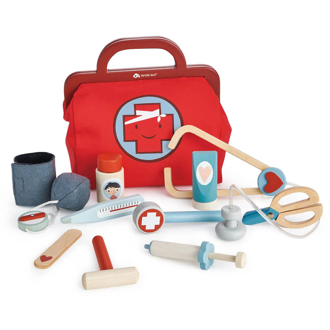 Doctor's Bag Wooden Play Set