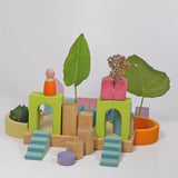 Wooden Building World Cloud Play Set