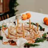 Wooden Birthday / Advent Spiral