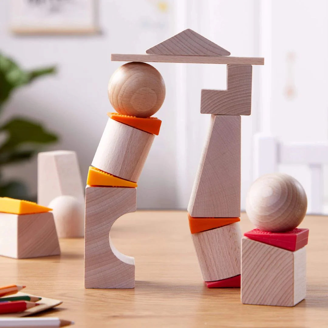 Teetering Towers Wooden Block Set