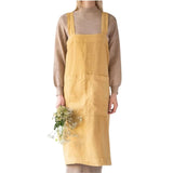 Honey Linen Pinafore Apron (Child and Adult Sizes)