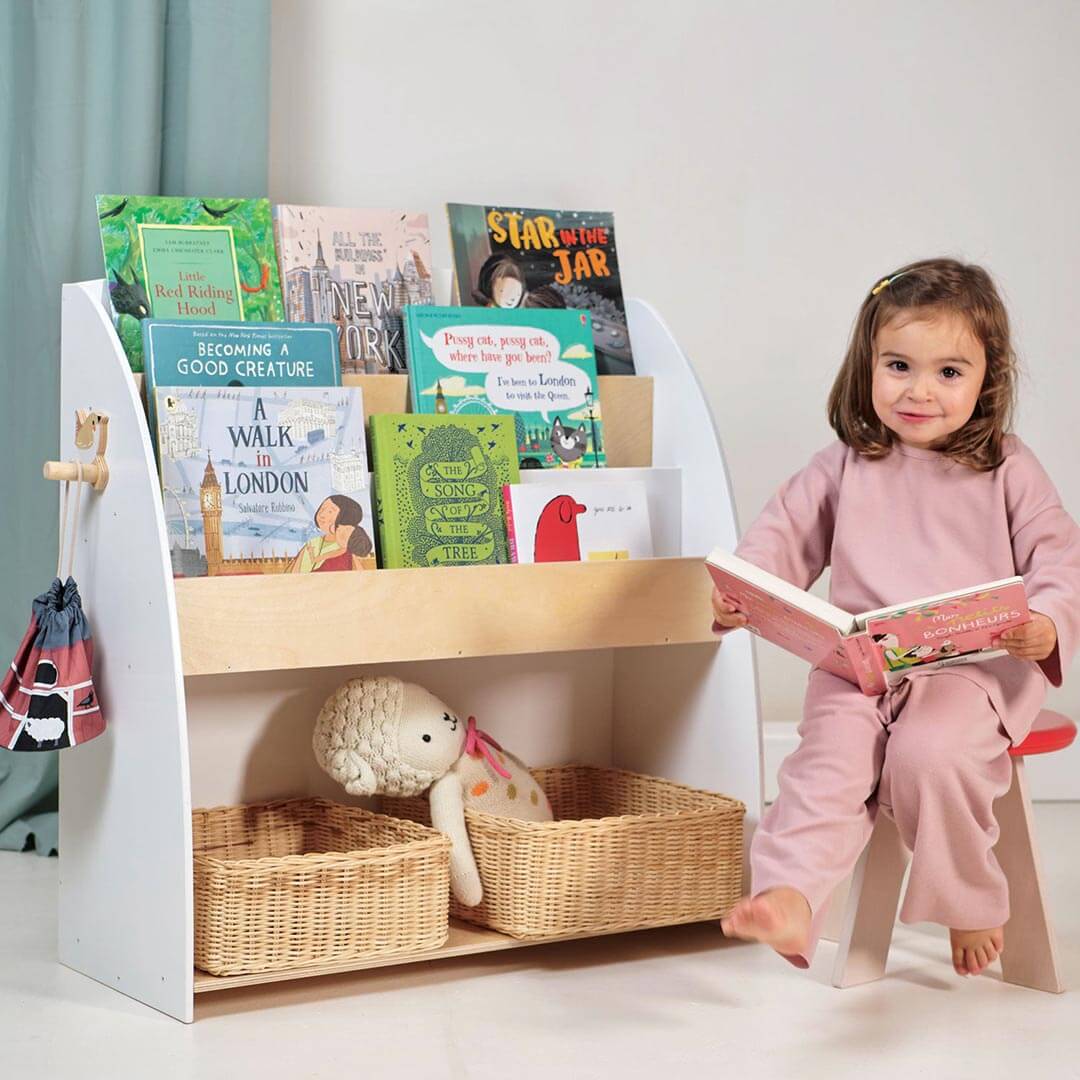 Forest Wooden Book Shelf and Storage Unit