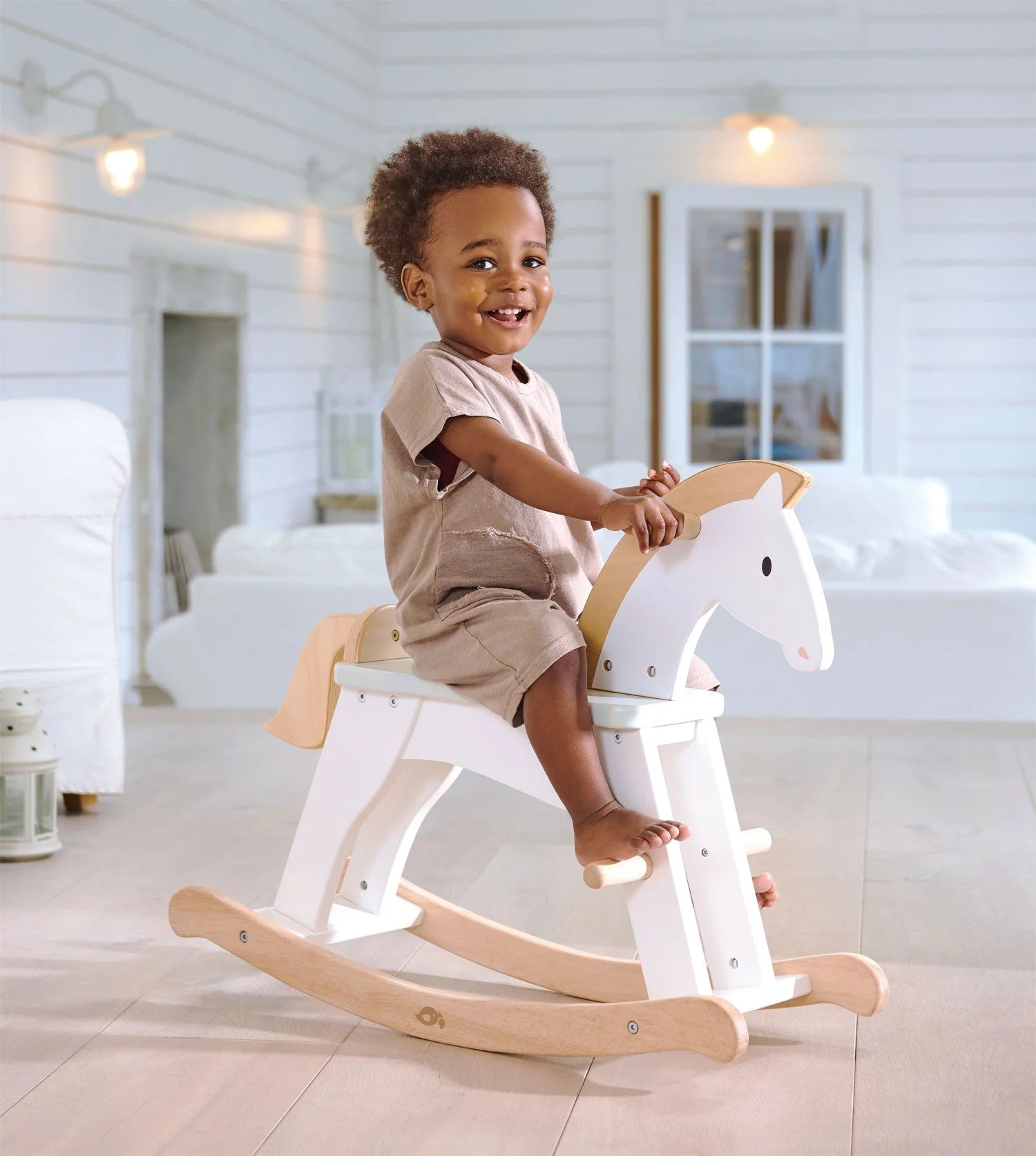 Lucky Wooden Rocking Horse