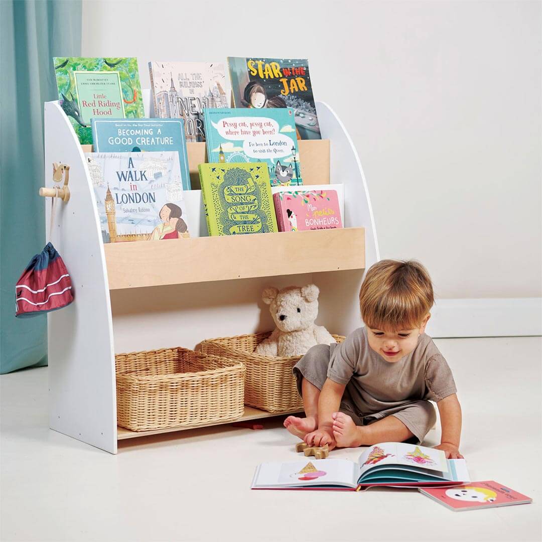 Forest Wooden Book Shelf and Storage Unit