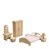 Wooden Dollhouse Furniture - Classic Bedroom