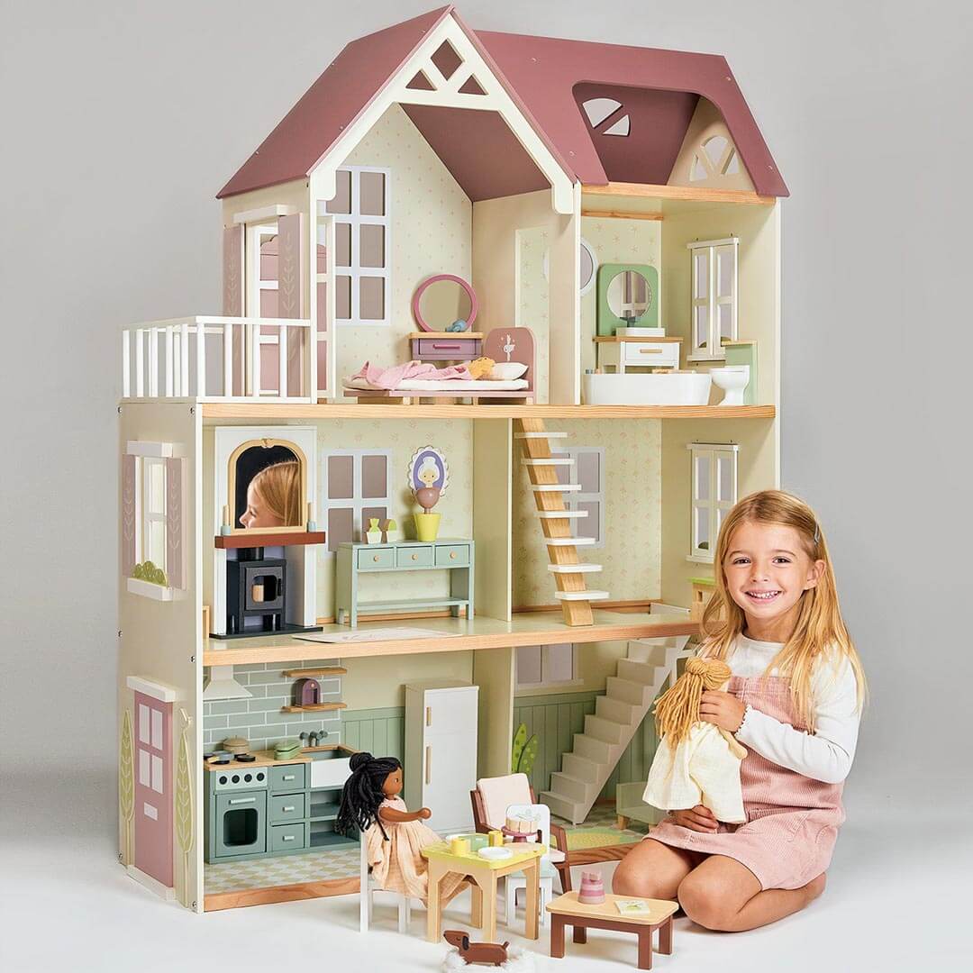 Mulberry Mansion Large Wooden Dollhouse