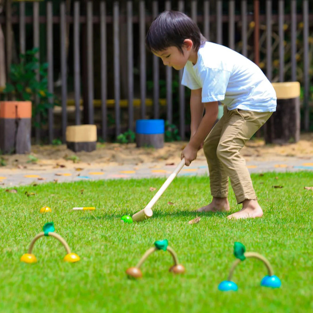 Wooden Croquet Set