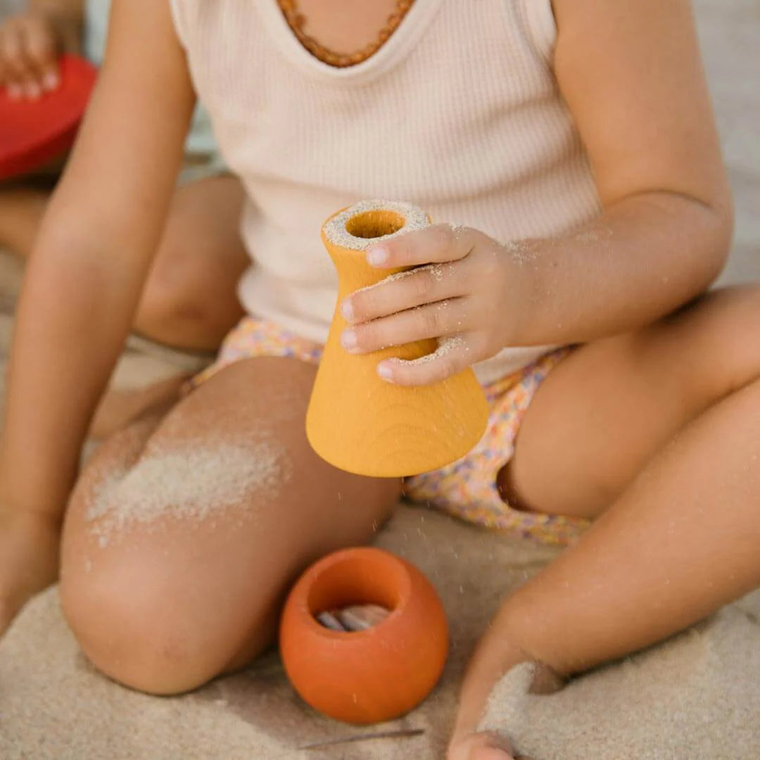 Wooden Rainbow Pots