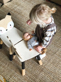 Wooden Forest Fox Chair