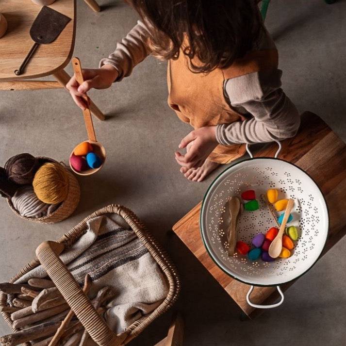 Wooden Mandala Set - Rainbow Eggs