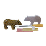 Bear Soapstone Carving Kit