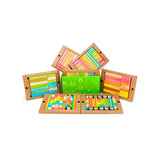 Magnetic Wooden Blocks Classroom Kit - 240 Pieces