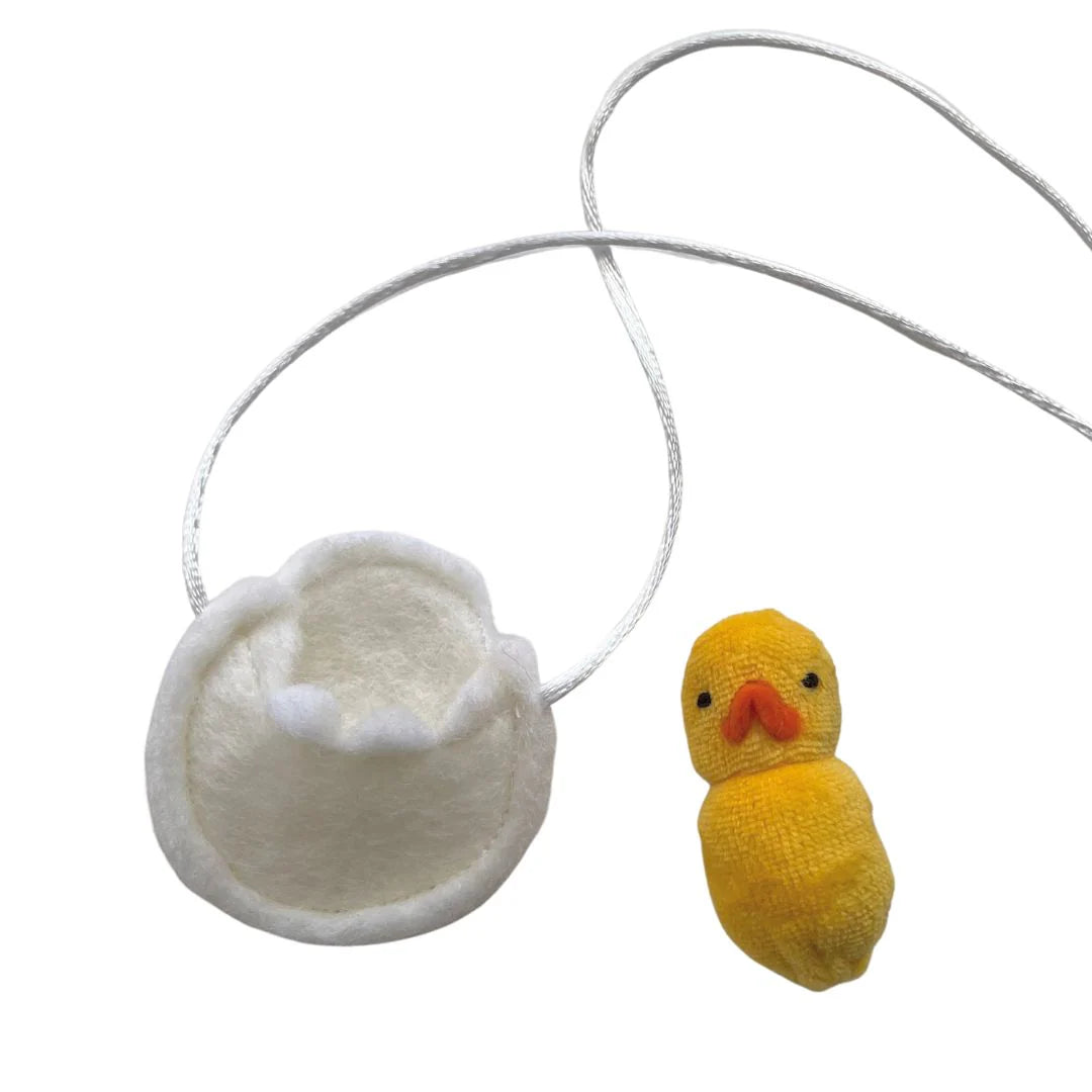 Duckling in an Egg Necklace