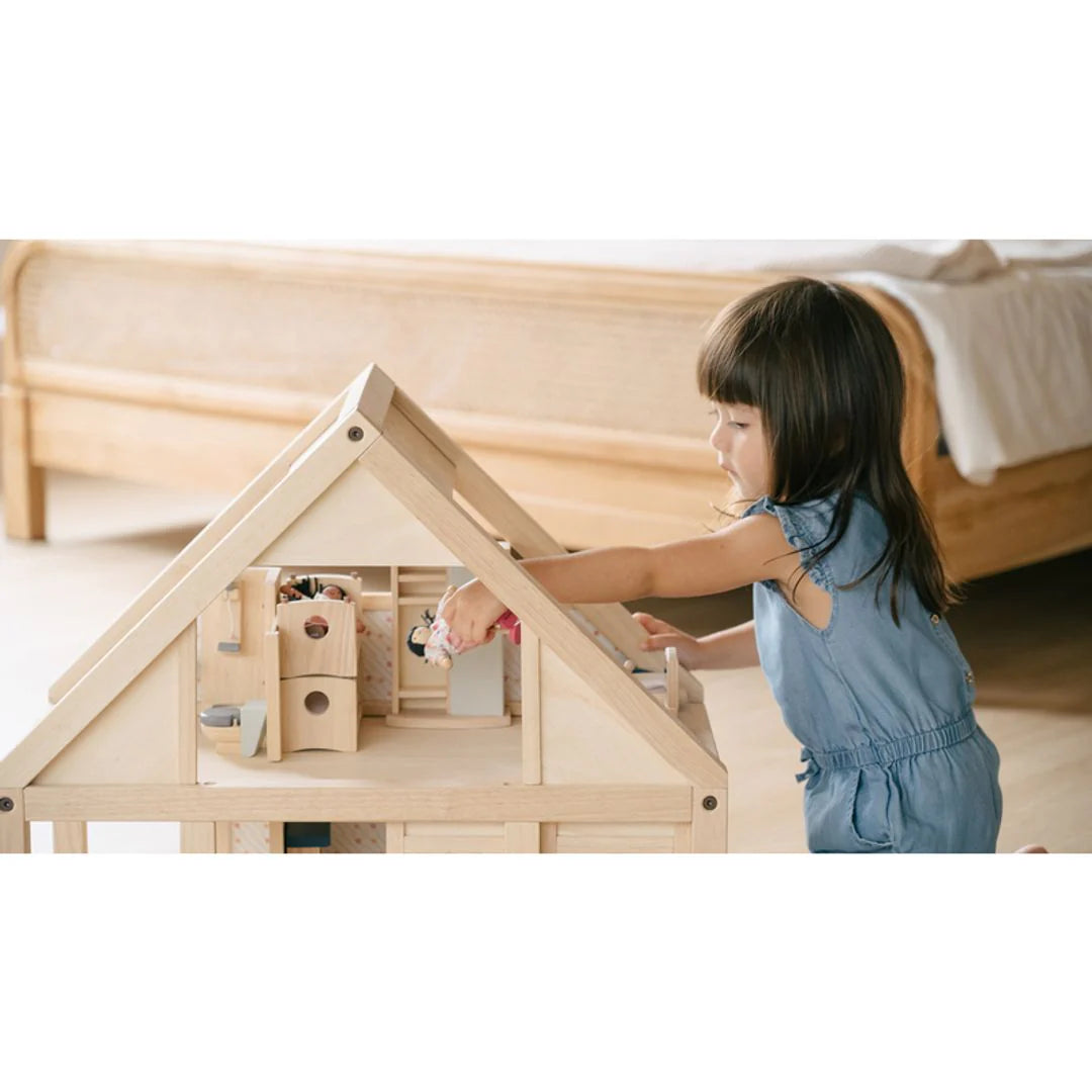 Classic Wooden Dollhouse