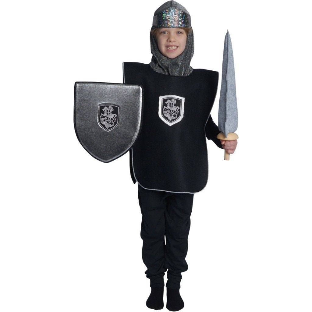 Silver Knight Tabard & Crown Set