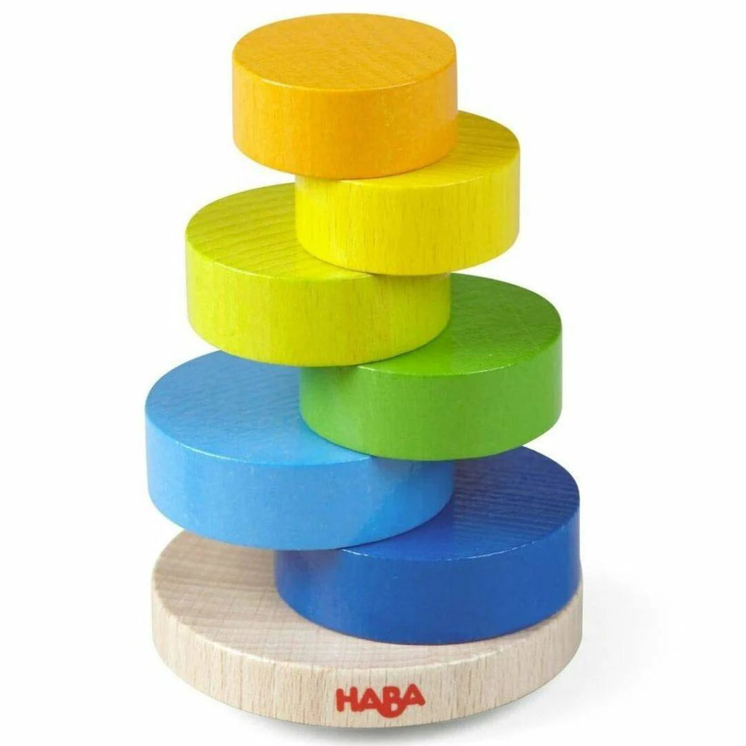 Wooden Wobbly Tower Stacking Blocks Game