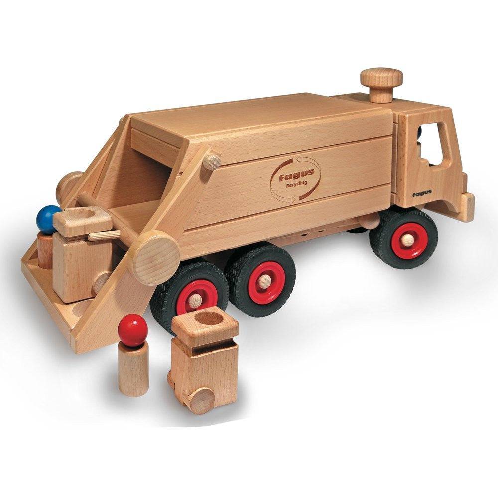 Wooden Toy Garbage Truck