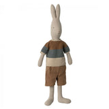 Rabbit in Knitted Shirt and Shorts - Size 4