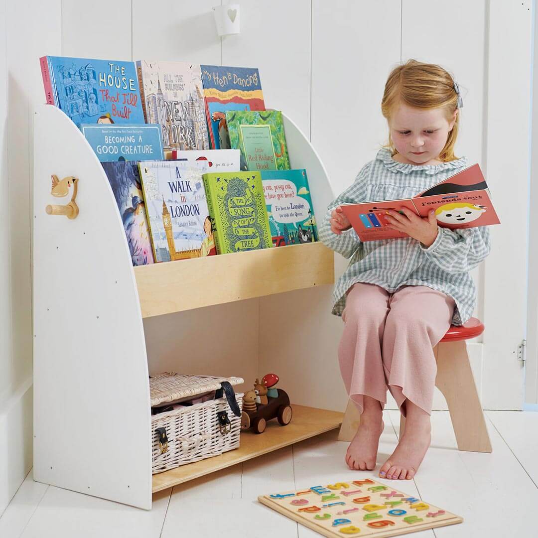 Forest Wooden Book Shelf and Storage Unit