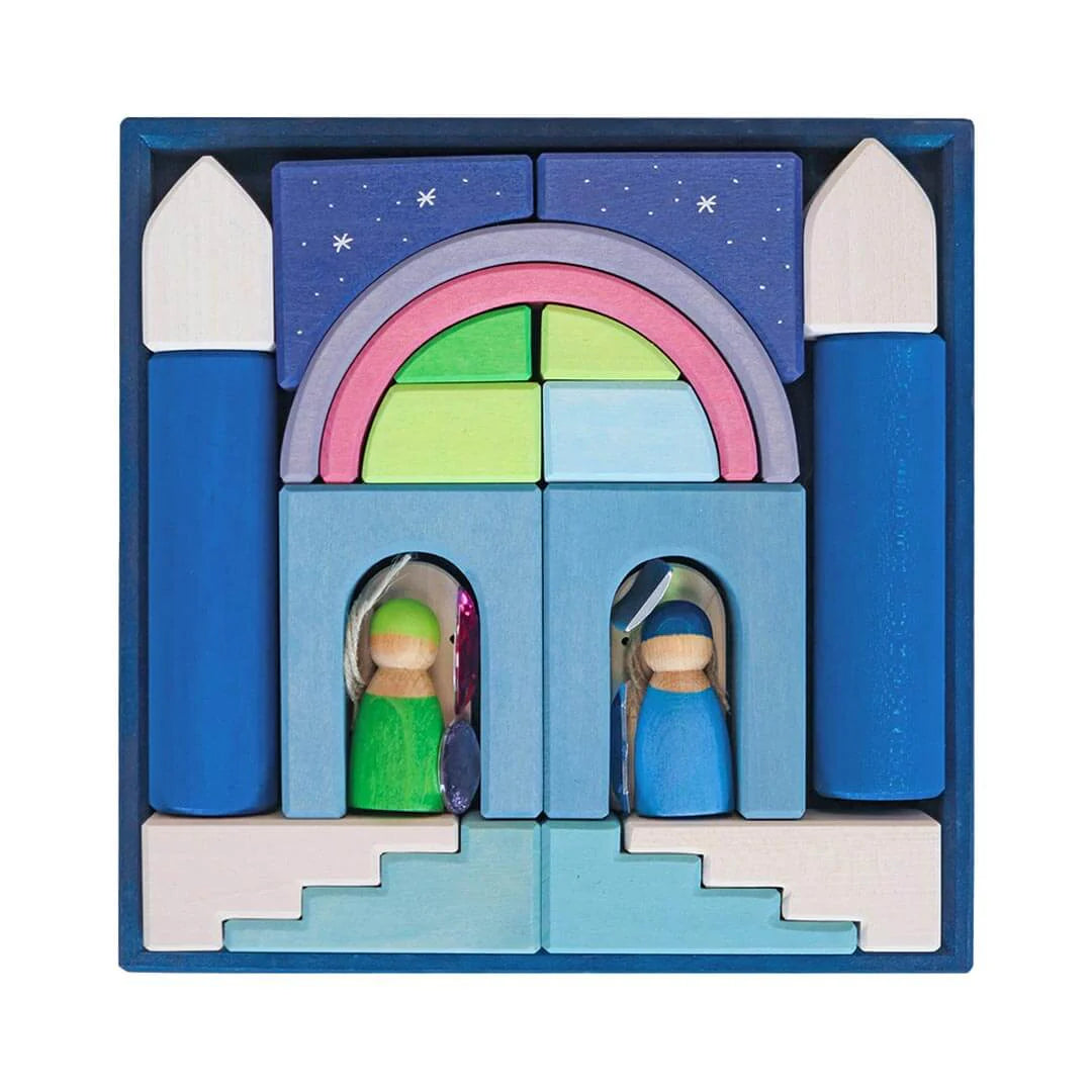 Wooden Building World Polar Light Set